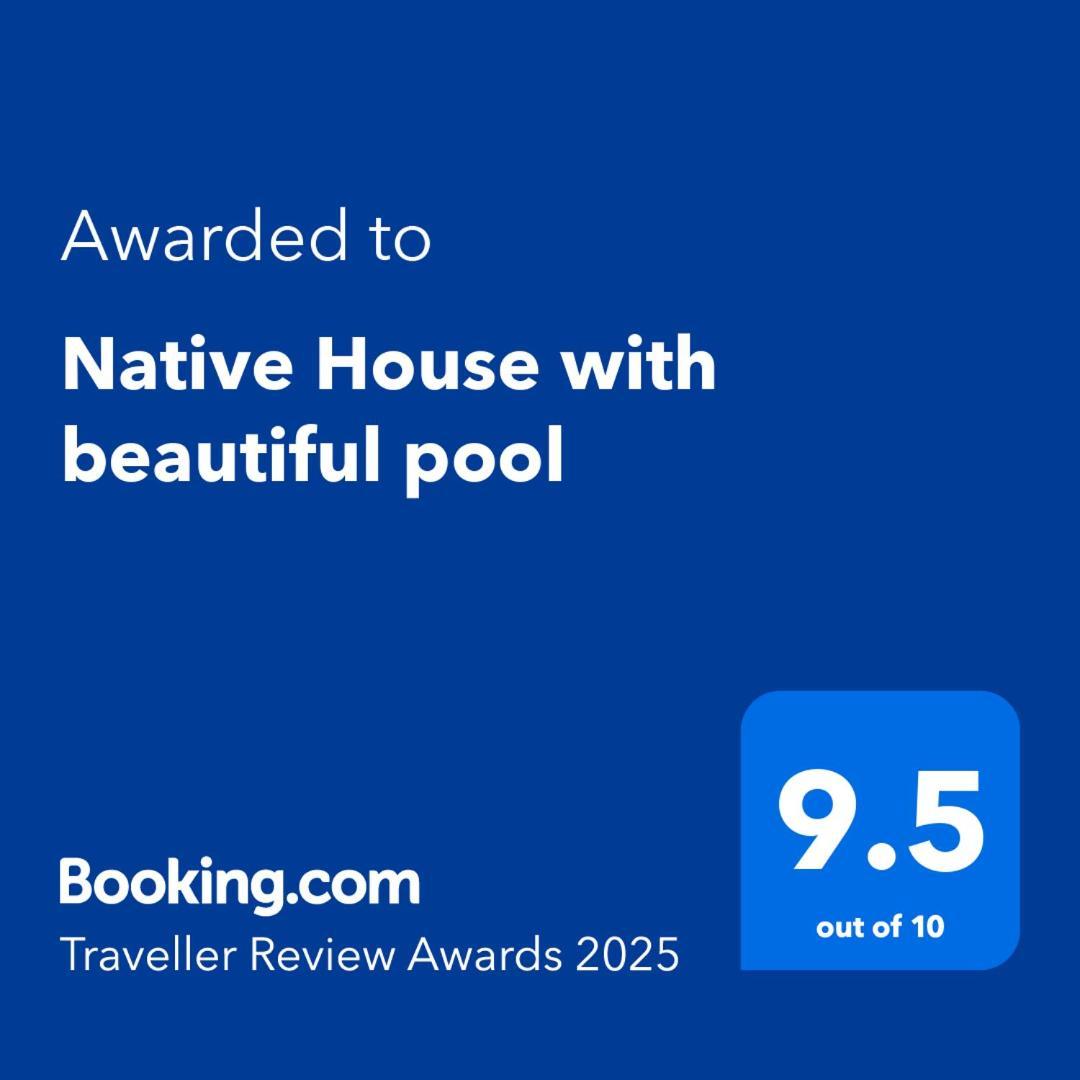 Native House With Beautiful Pool Bagac Exterior foto